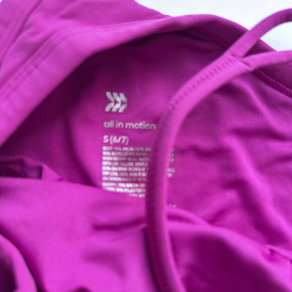 All In Motion Girls' Everyday Soft Cropped Tank Top - Picture 4 of 5